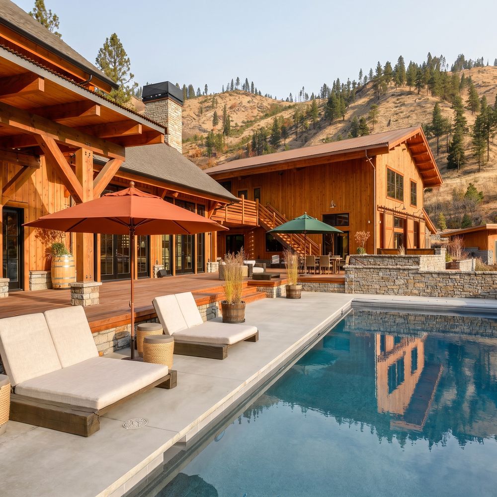 Over the loungers